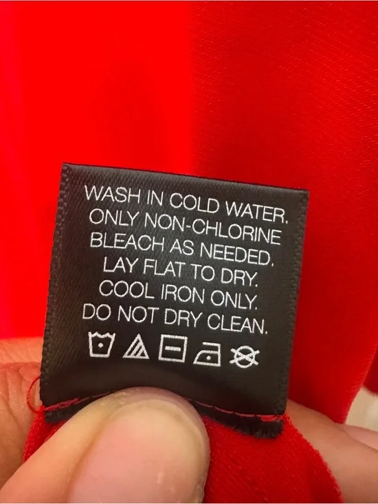 Norma Kamali Tiger Red Deep V Long Sleeve Side Slit Maxi Dress Small - Picture 6 of 6